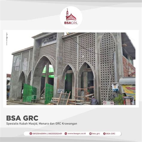 Produsen GRC Krawangan BSA GRC Arsitektur Masjid Desain Mesjid