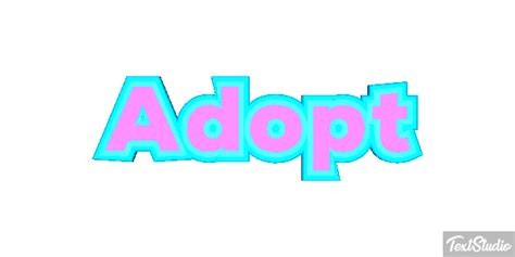 Adopt Word Animated  Logo Designs