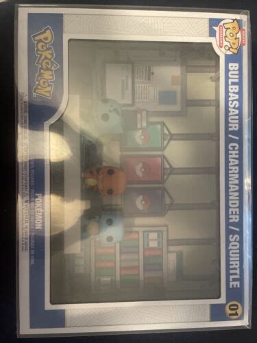 Funko Pop Moments Deluxe With Case Pok Mon Bulbasaur Charmander