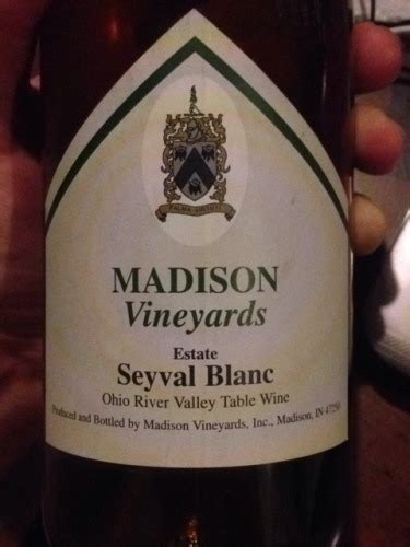 Madison Vineyards Estate Winery Seyval Blanc Vivino