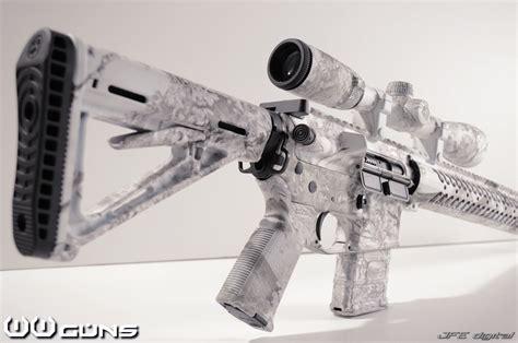 Snow Camo AR-15: The Ultimate Winter Hunting Rifle - News Military