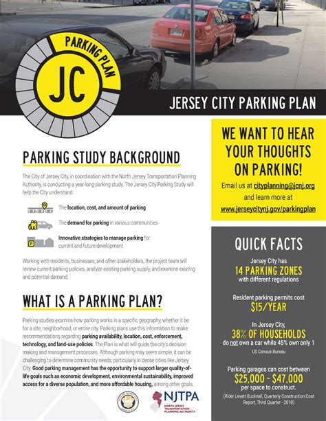 Jersey City Parking Plan City Of Jersey City