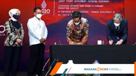 Pertamina Nre Dan Pondera Tandatangani Jsa Pengembangan Pltb