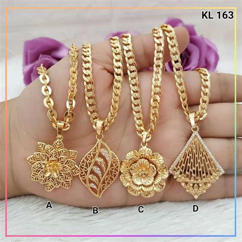 Jual Kalung Xuping Kalung Dewasa Bunga Kendari Polos Perhiasan Lapis