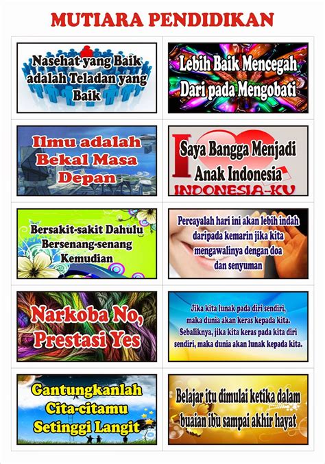 Kata Kata Poster Pendidikan Coretan