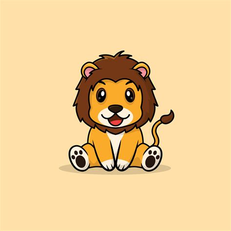 Easy Baby Lion Drawing