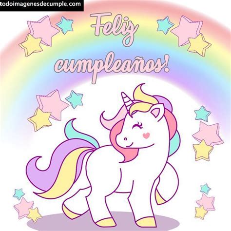 Imágenes de feliz cumpleaños con unicornios Unicorn themed birthday