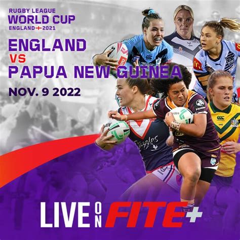 Womens Rugby League World Cup England Vs Papua New Guinea Official