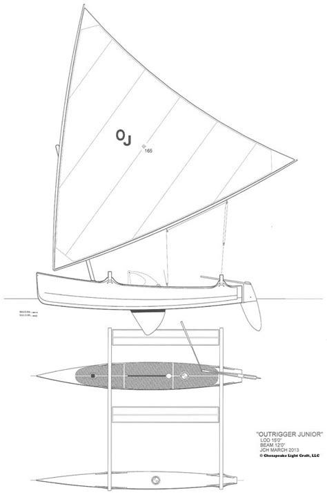 CLC Outrigger Junior, a 15-foot Tacking Proa | Boat building, Sailboat plans, Boat insurance