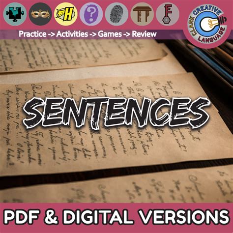 Sentences Unit Bundle Clark Creative Education