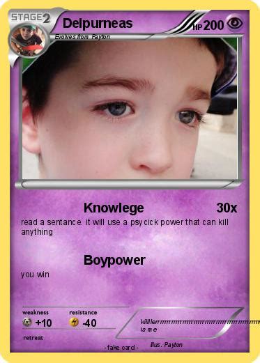 Pokémon Delpurneas Knowlege My Pokemon Card