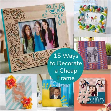 Photo Frame Decoration Ideas Mod Podge Rocks Frames Diy Crafts