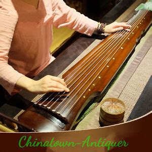 48" Guqin Chinese seven-stringed zither ancient instrument strings Fu-hsi # 3746