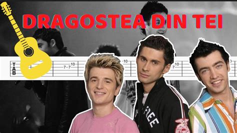 O Zone Dragostea Din Tei Guitar Tab Tutorial Youtube