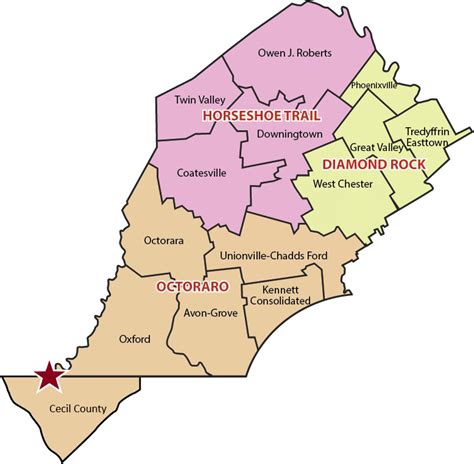 Map Of Chester County Stefa Emmalynn