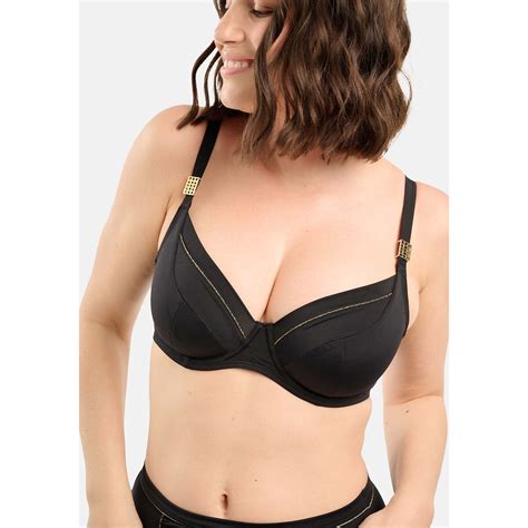 Sujetador De Bikini Envolvente Speekaboo Negro Sans Complexe La Redoute