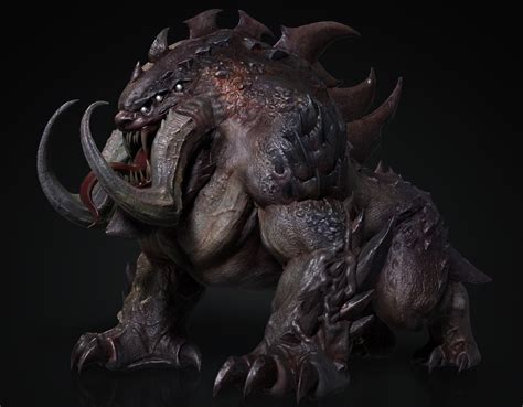 Artstation Monster 好厉害 Cg