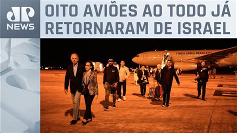 Novo voo da FAB chega ao Brasil e número de repatriados de Israel chega