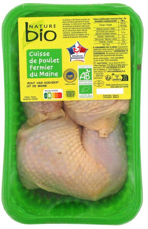 Rappel Cuisses De Poulet De La Marque Nature Bio Cora S Curit