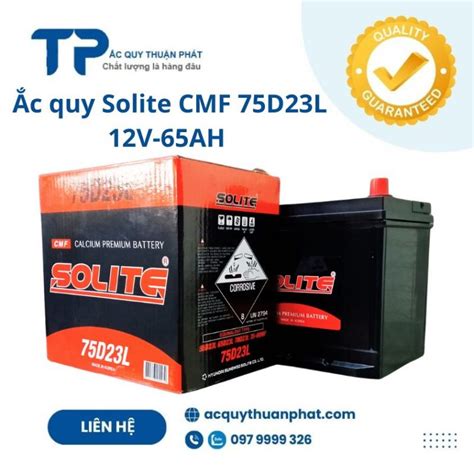 Ắc quy Solite 75D23L 12V-65AH - Ắc Quy Thuận Phát