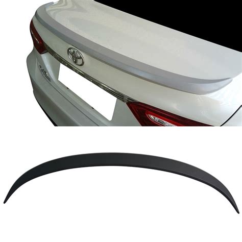 Ikon Motorsports Compatible With 18 23 Toyota Camry Oe Style Flush Mount Abs Rear Trunk Lip