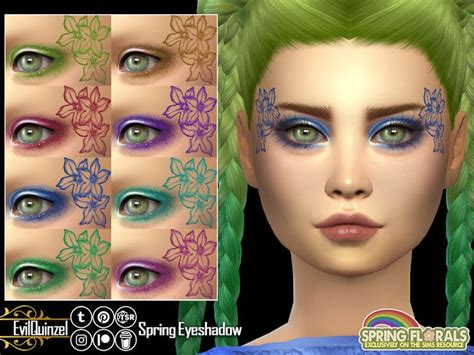 Evilquinzel S Spring Eyeshadow In Sims Cc Finds Baby