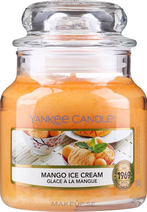 Yankee Candle Mango Ice Cream Candle Doftljus I Burk Makeup Se