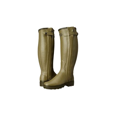 Bottes Le Chameau Dames Chasseur Cuir Ld T