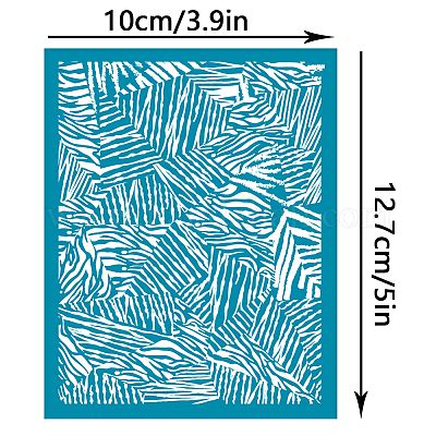 Olycraft X Pouce Pochoirs En Argile Motif Z Bre S Rigraphie Pour