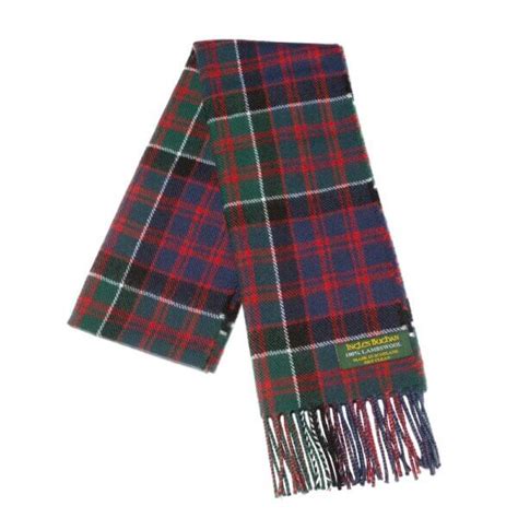 Clan Tartan Lambswool Scarf A Crawford And Son