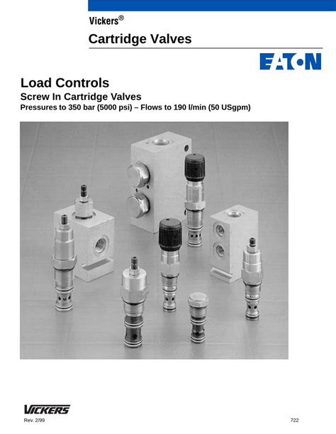 PDF Vickers Cartridge Valves Load Controls 3 Introduction Load