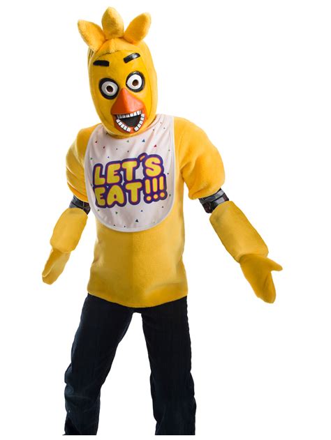 Five Nights At Freddys Kids Deluxe Chica Costume - Walmart.com