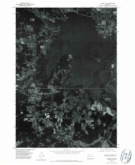 1975 Elmira, OR - Oregon - USGS Topographic Map - Historic Pictoric