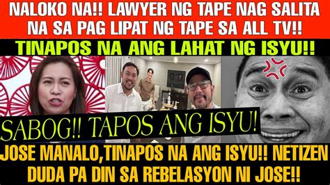 E A T BOOM TINAPOS NA LAHAT NG ISYU TODAY LAWYER NG TAPE NAG SALITA