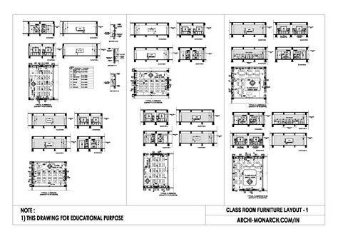 CLASS ROOM FURNITURE LAYOUT ONE ⋆ Archi-Monarch