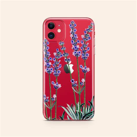 Lavender Iphone 11 Case Purple Lavender Floral Iphone Xs Max Etsy