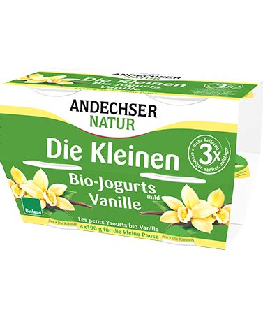 Bio Jogurt Mild Vanille Fett X G Andechser Natur