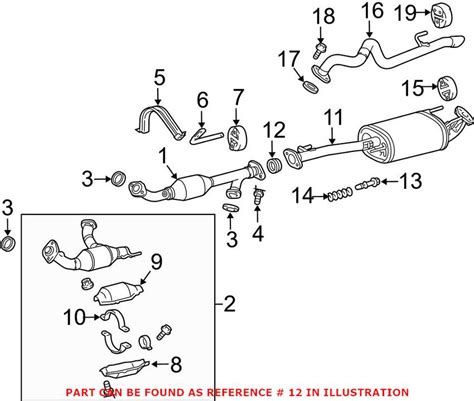 Catalytic Converter Gasket Genuine Toyota 1745131020