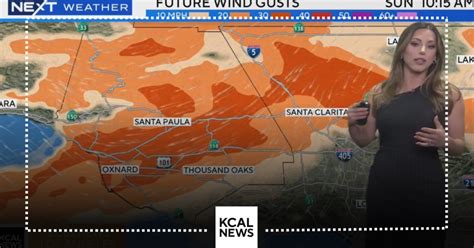 Alex Biston S Weather Forecast Jan 27 Cbs Los Angeles