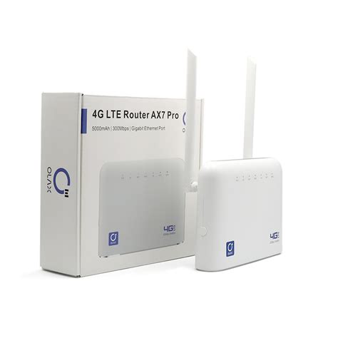 Olax Ax Pro Cpe Wifi Router G Lte Modem With Sim Card Slot Mah