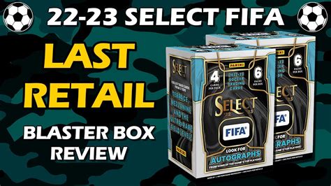 2022 23 Select FIFA Blaster Panini Retail Box Soccer Review YouTube