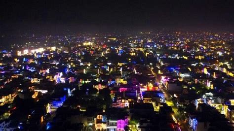 Diwali 2023 Moradabad Bathed Milky Light Huge Fireworks Festival Lights You Can Also See