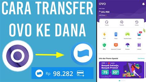 Cara Transfer Saldo Ovo Ke Dana Terbaru Youtube