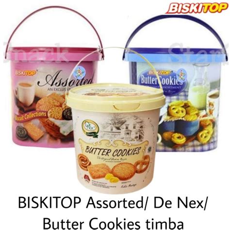 Jual Biskitop Assorted Butter Cookies De Nex Timba Gr Shopee Indonesia