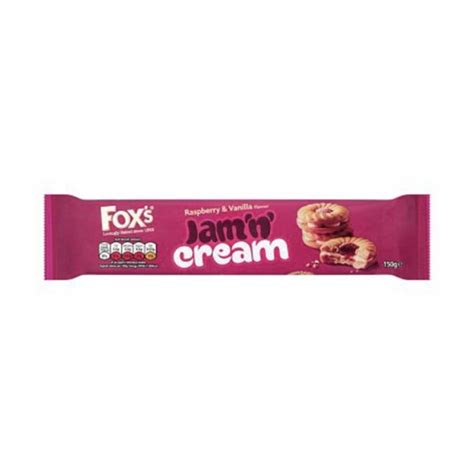 Fox S Jam N Cream 150g Go Delivery