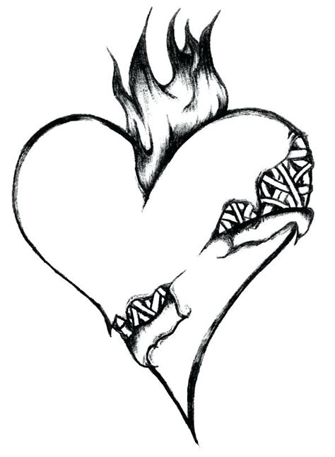 Broken Hearts Drawing at GetDrawings | Free download