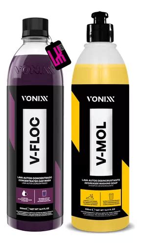 Kit Vonixx Shampoo Concentrado Automotivo V Mol V Floc Parcelamento