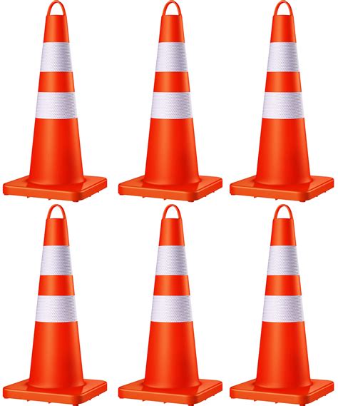 Merchy Hero Traffic Cones Pack Traffic Safety Cones With Handle