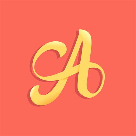 Letter A Typography 184418 Vector Art at Vecteezy