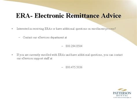 Era Electronic Remittance Advice Era Electronic Remittance Advice